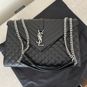 BRAND NEW Envelope Triquilt Large YSL
